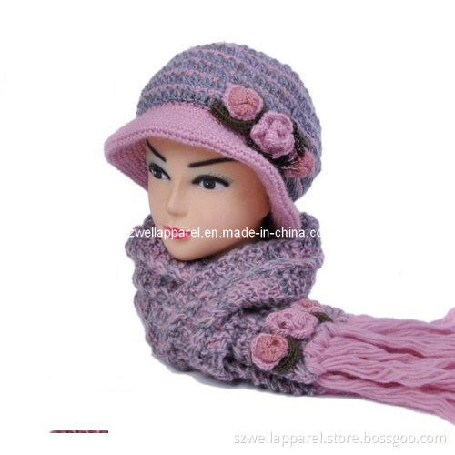 Girls' Knitted Fashion Knitting Scarf (SZWA-0314)
